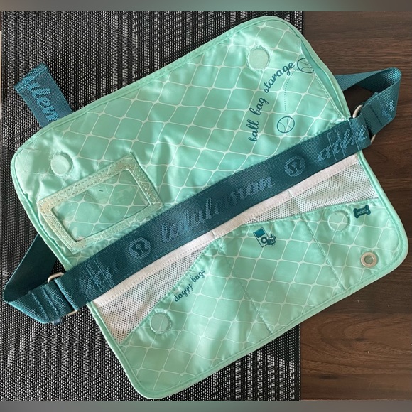 Rare Lululemon Travel Pooch Bag / Belt Bag / Fanny Pack - turquoise mint & teal - Picture 2 of 7